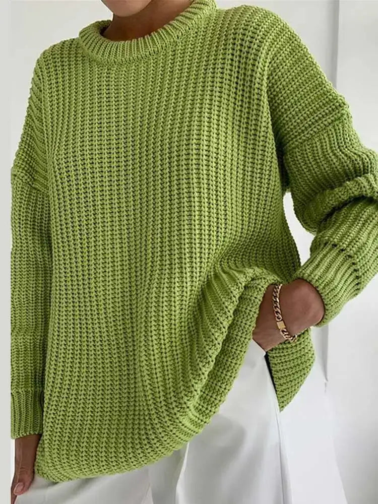 Suéter Feminino de Tricot Oversized Rodoalita