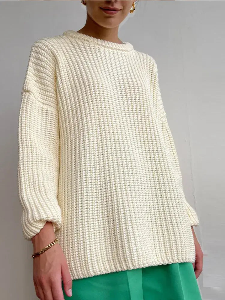 Suéter Feminino de Tricot Oversized Rodoalita