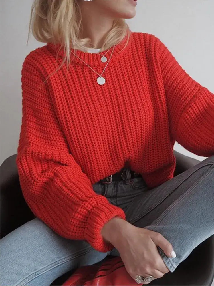 Suéter Feminino de Tricot Oversized Rodoalita