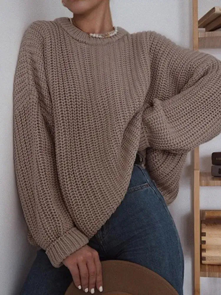 Suéter Feminino de Tricot Oversized Rodoalita
