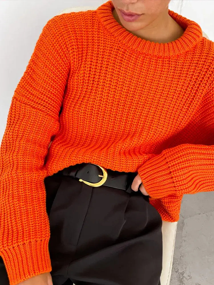 Suéter Feminino de Tricot Oversized Rodoalita