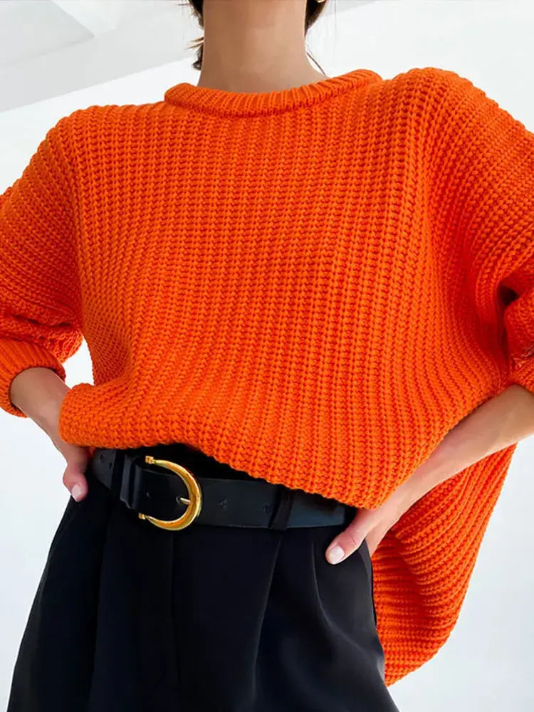 Suéter Feminino de Tricot Oversized Rodoalita