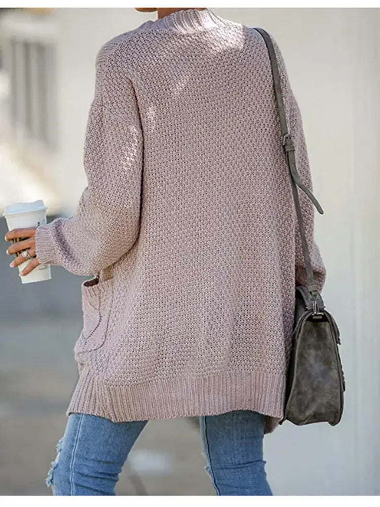 Cardigan de Tricot Alongado Tilleaul