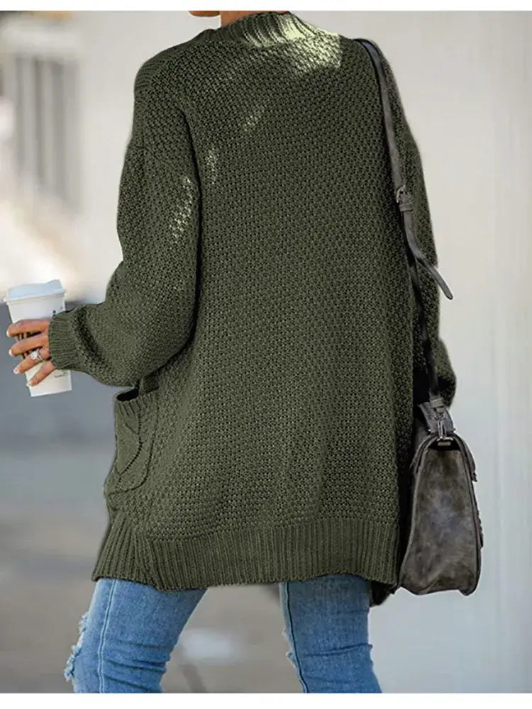 Cardigan de Tricot Alongado Tilleaul