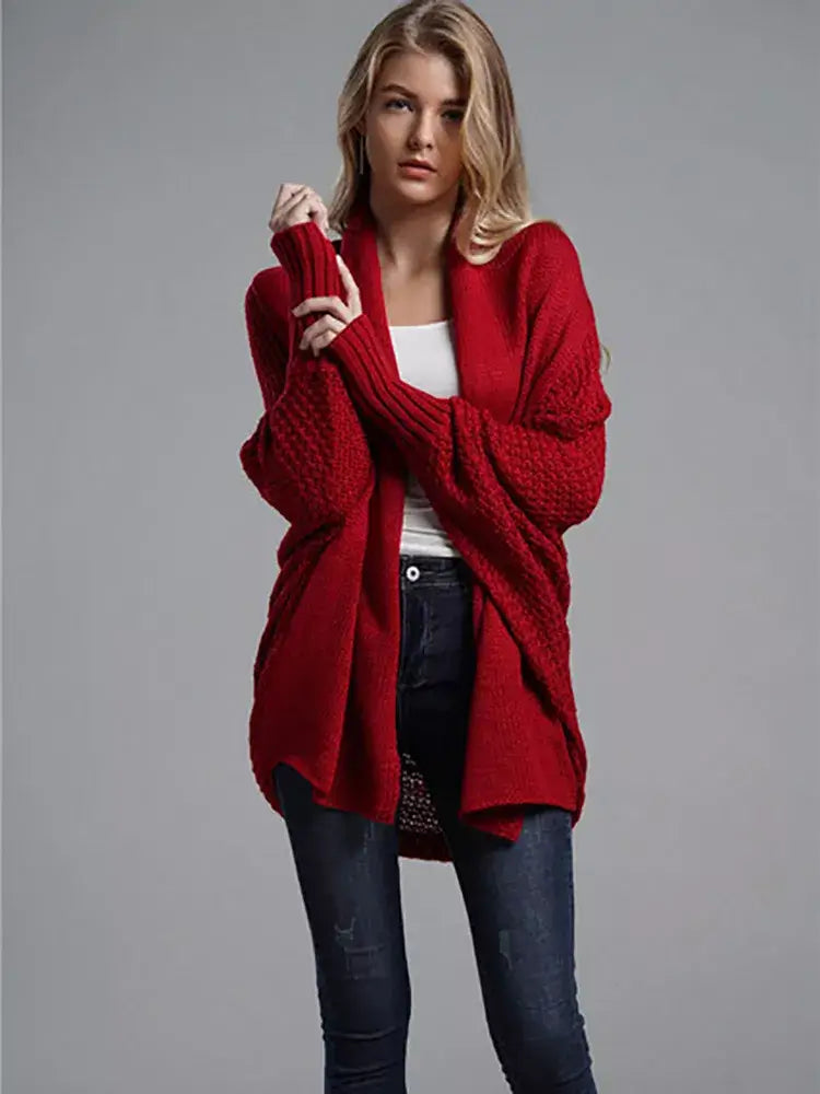 Cardigan Alongado de Tricot Lolite