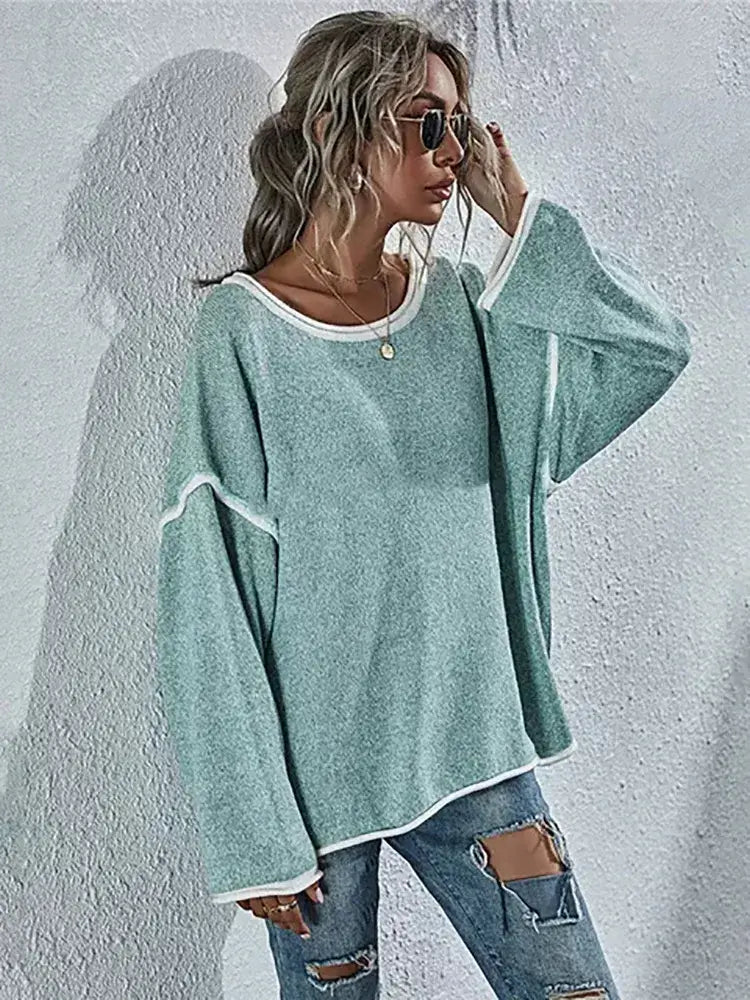 Suéter Casual Oversized Hellébore
