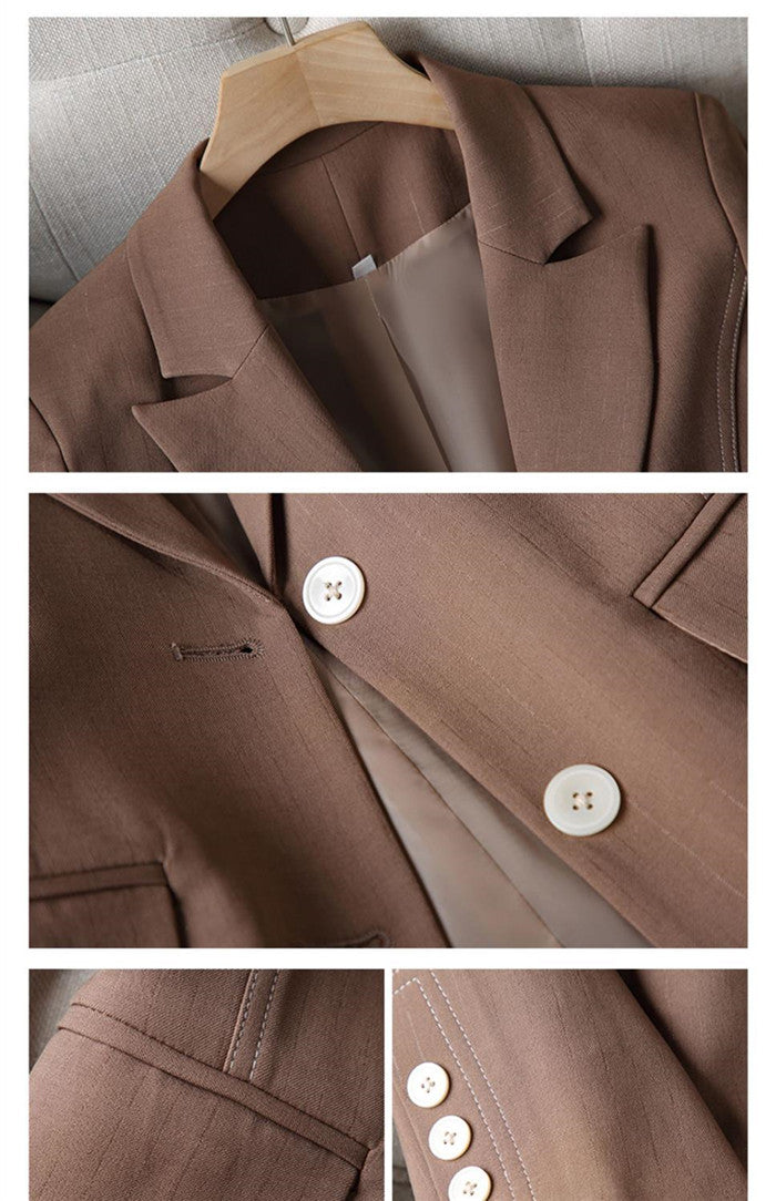 Blazer La Femme -Pietra