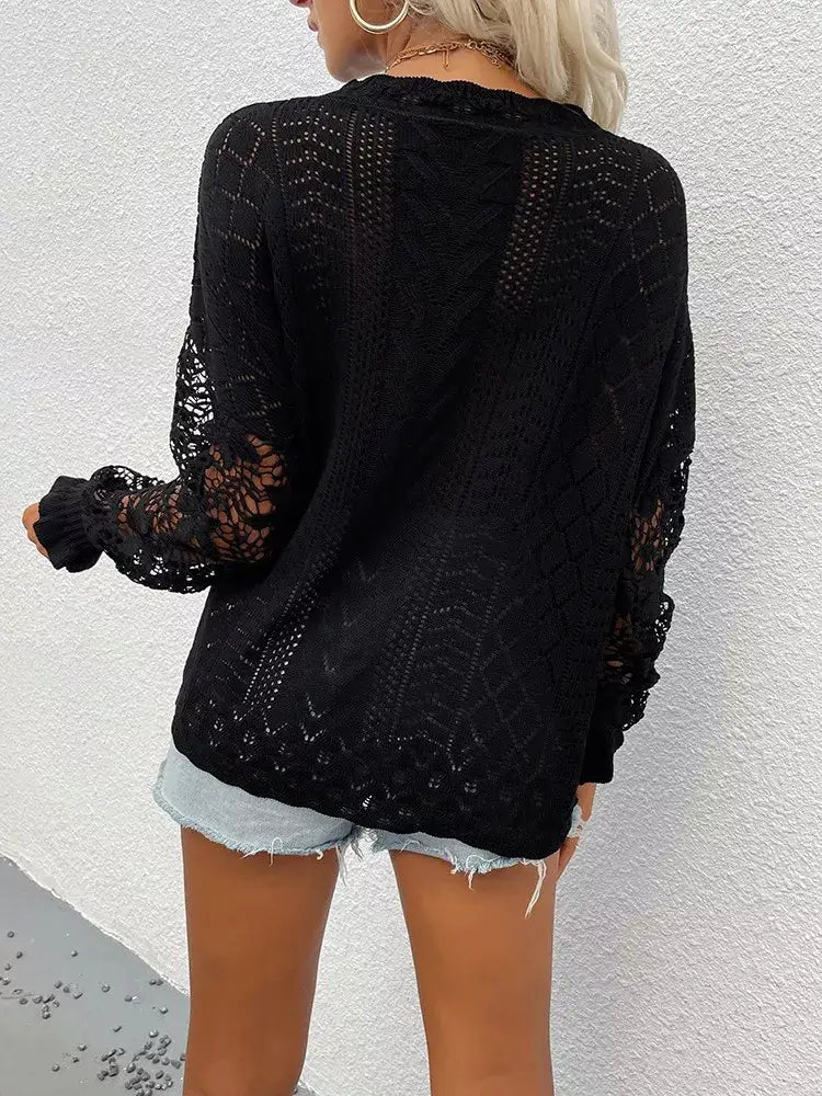 Suéter Feminino Casual Nacar