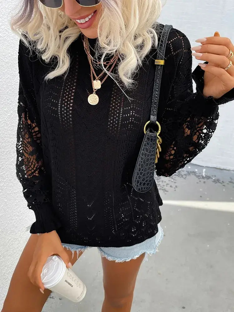 Suéter Feminino Casual Nacar