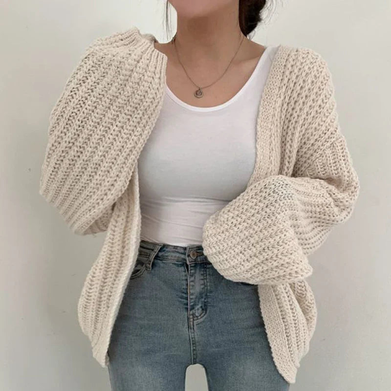 Cardigan de Tricot Ponto Aberto Castries
