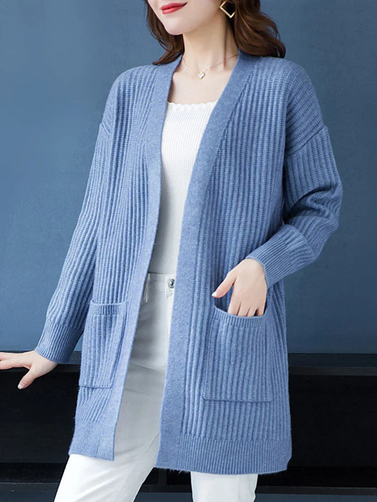 Cardigan Ponto Aberto Alongado Luanda