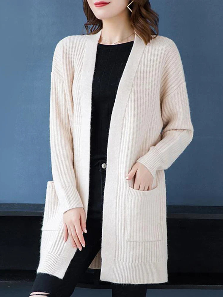 Cardigan Ponto Aberto Alongado Luanda