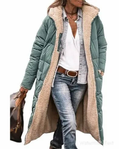 Jaqueta Feminina Longa Forrada Xanthe