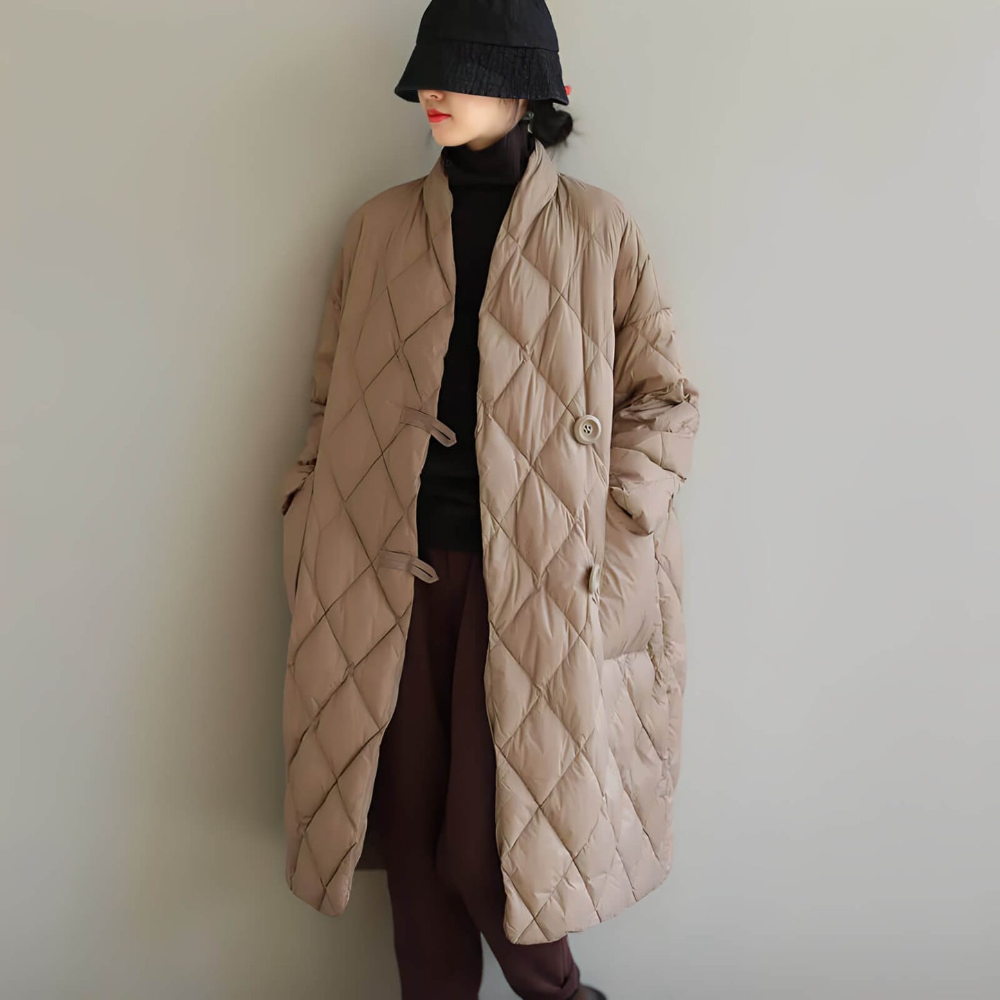 Jaqueta Feminina Longa de Parka Vionette