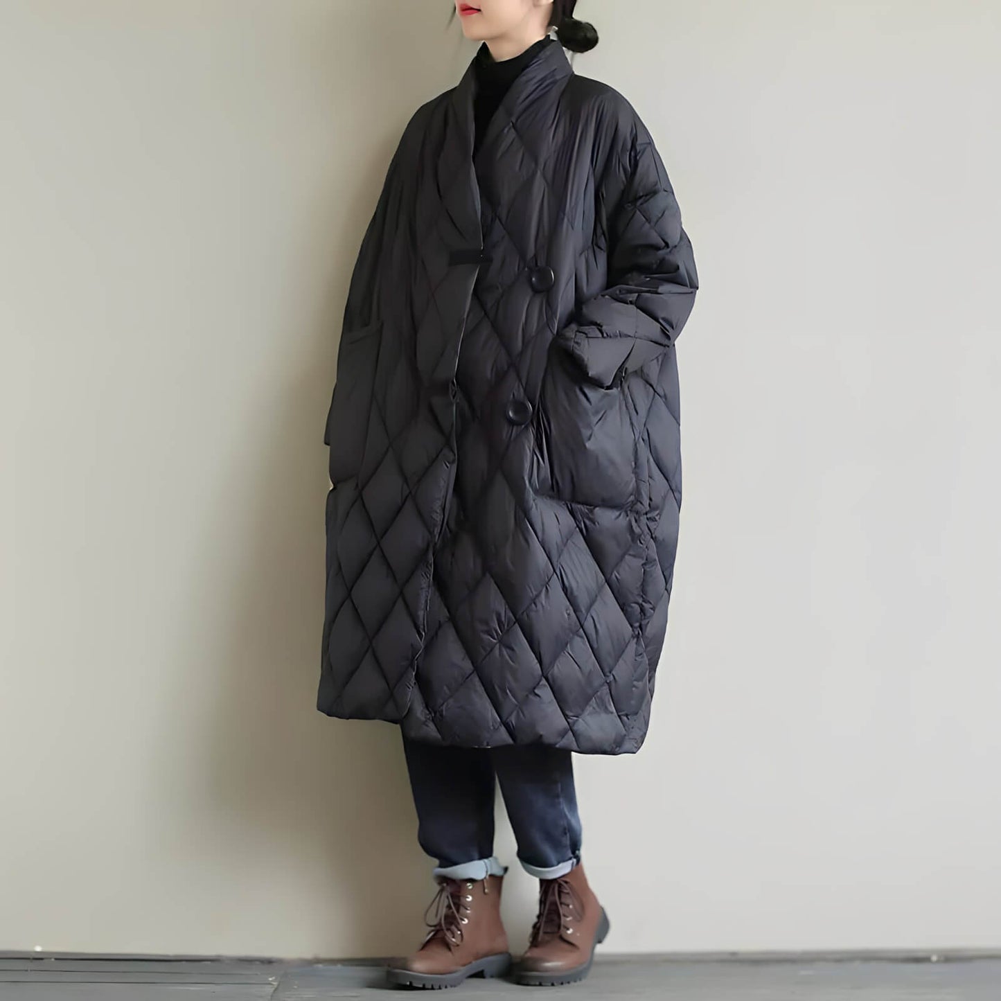 Jaqueta Feminina Longa de Parka Vionette