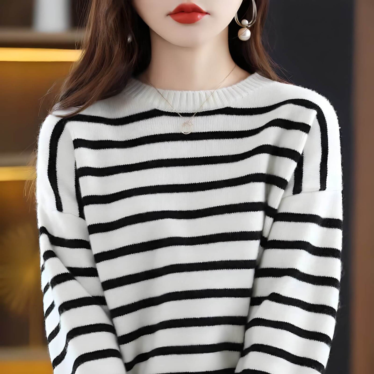 Suéter Feminino Casual Moonstone