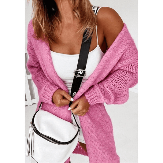 Cardigan de Tricot Alongado Ella