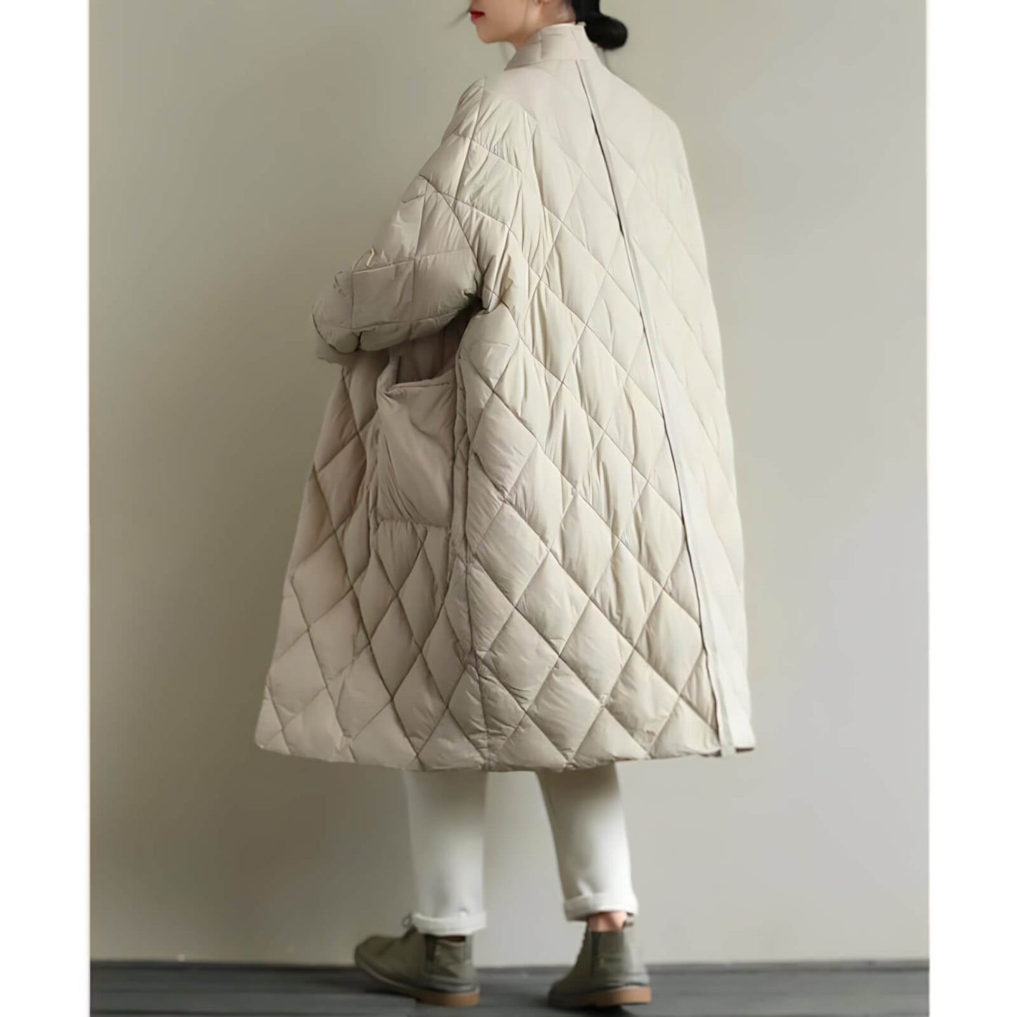 Jaqueta Feminina Longa de Parka Vionette