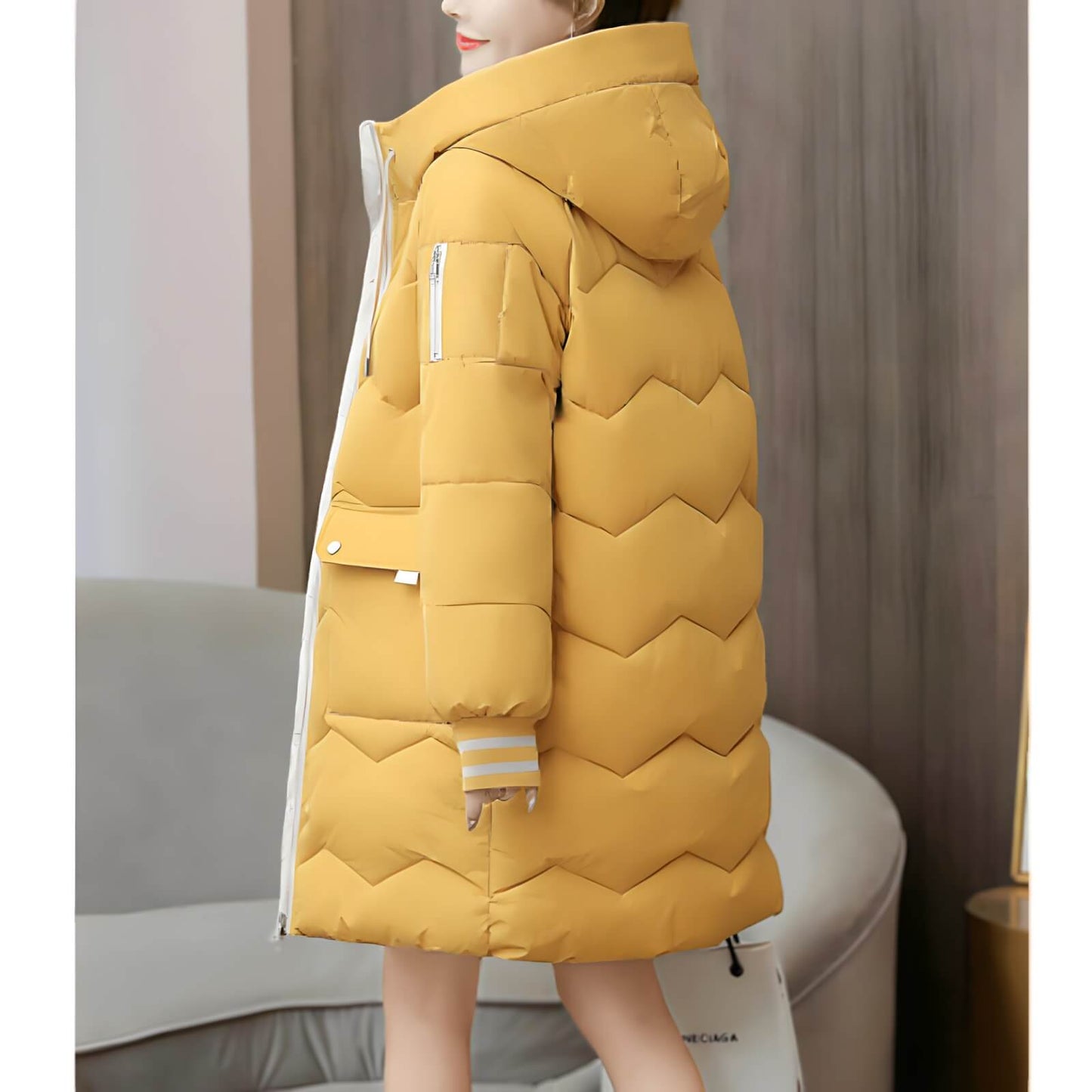 Jaqueta Feminina Puffer de Parka Joelle
