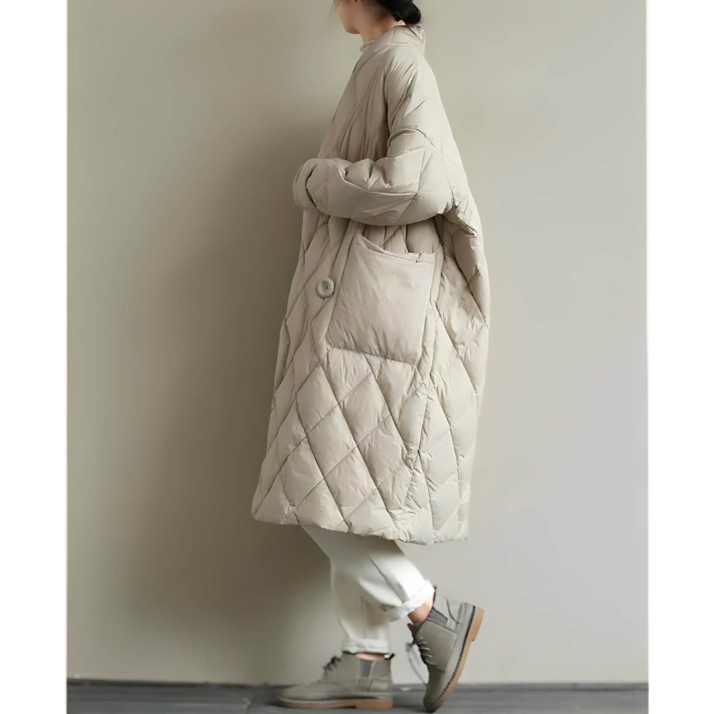 Jaqueta Feminina Longa de Parka Vionette