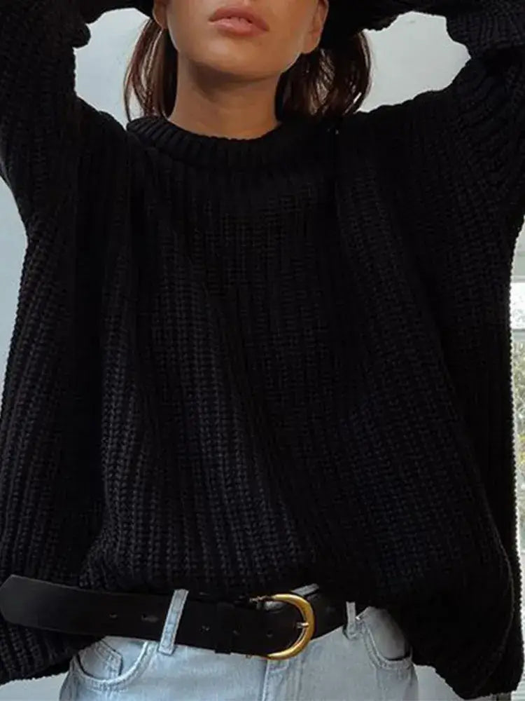 Suéter Feminino de Tricot Oversized Rodoalita