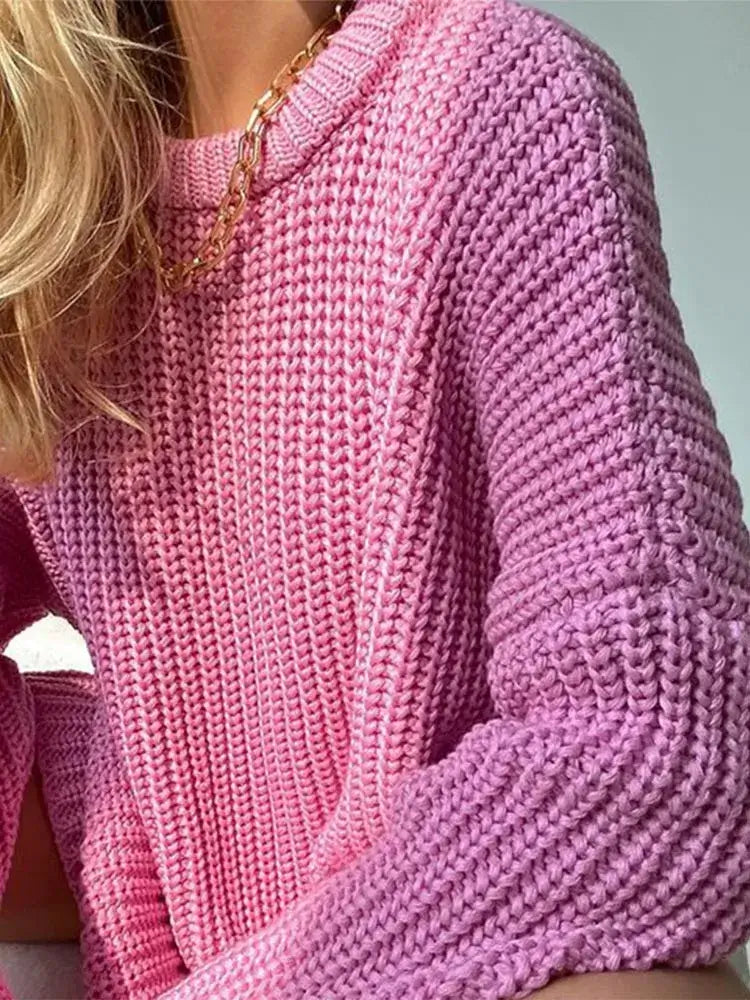 Suéter Feminino de Tricot Oversized Rodoalita