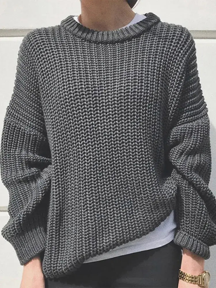 Suéter Feminino de Tricot Oversized Rodoalita