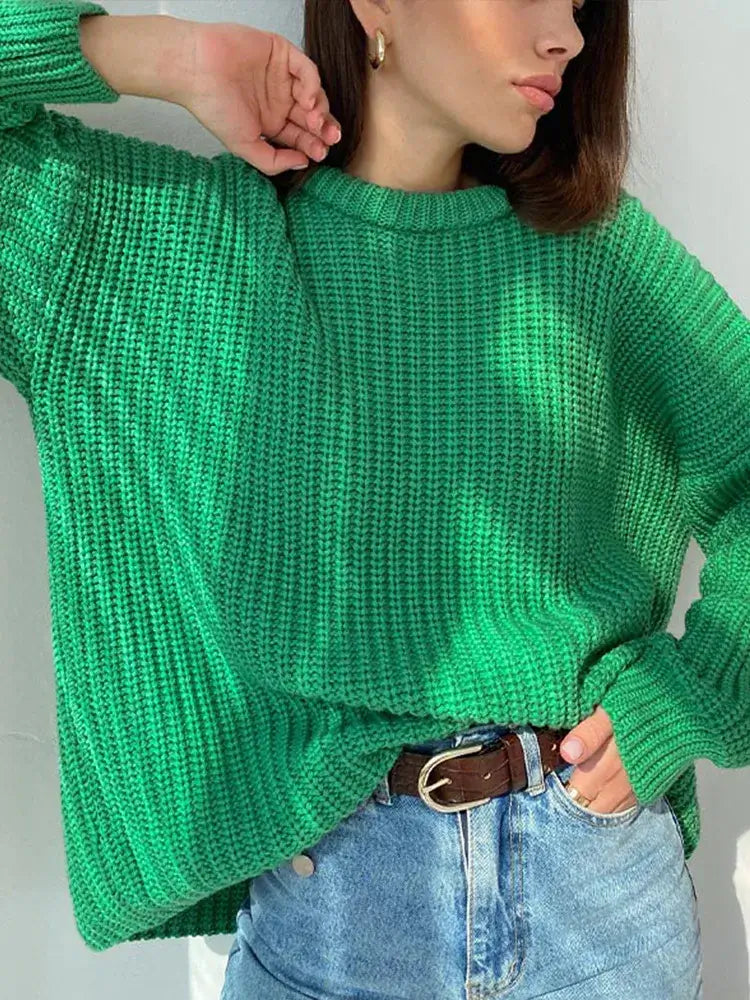Suéter Feminino de Tricot Oversized Rodoalita