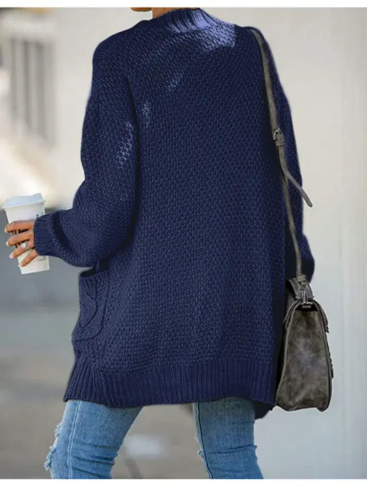 Cardigan de Tricot Alongado Tilleaul