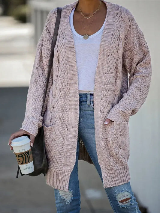 Cardigan de Tricot Alongado Tilleaul