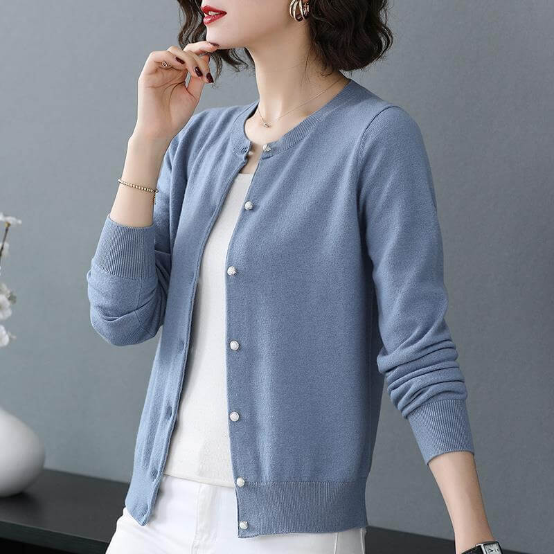 Cardigan Casual Soie