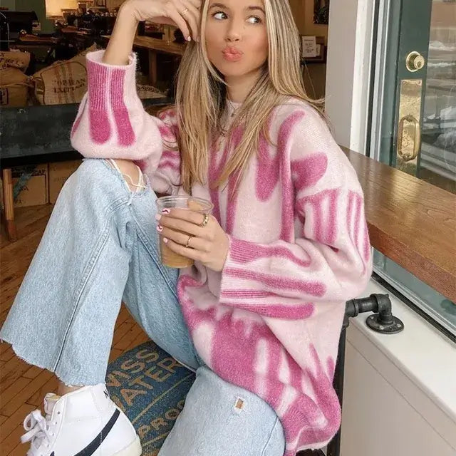 Suéter Feminino Oversized Selenia
