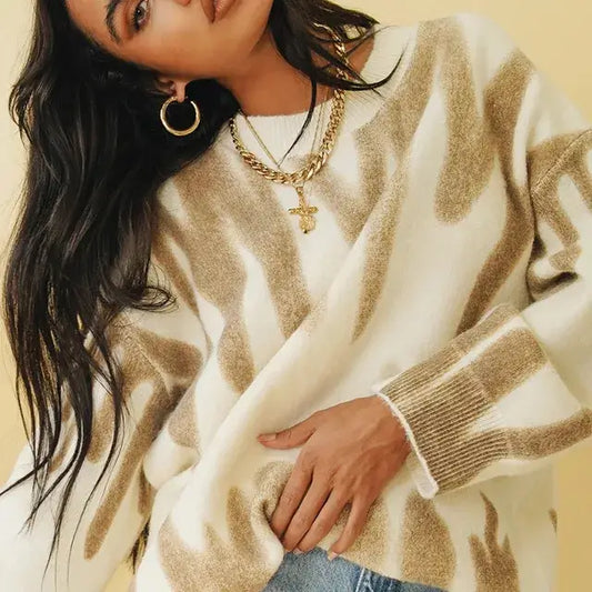 Suéter Feminino Oversized Selenia