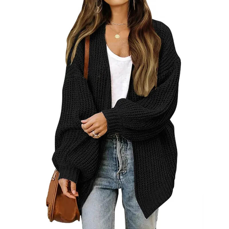Cardigan Alongado Ponto Aberto Charmonic