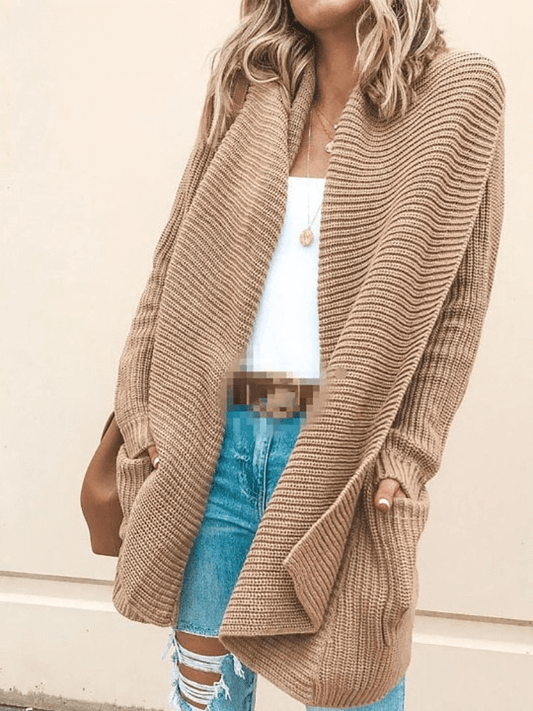 Cardigan Alongado com Bolsos Cedre