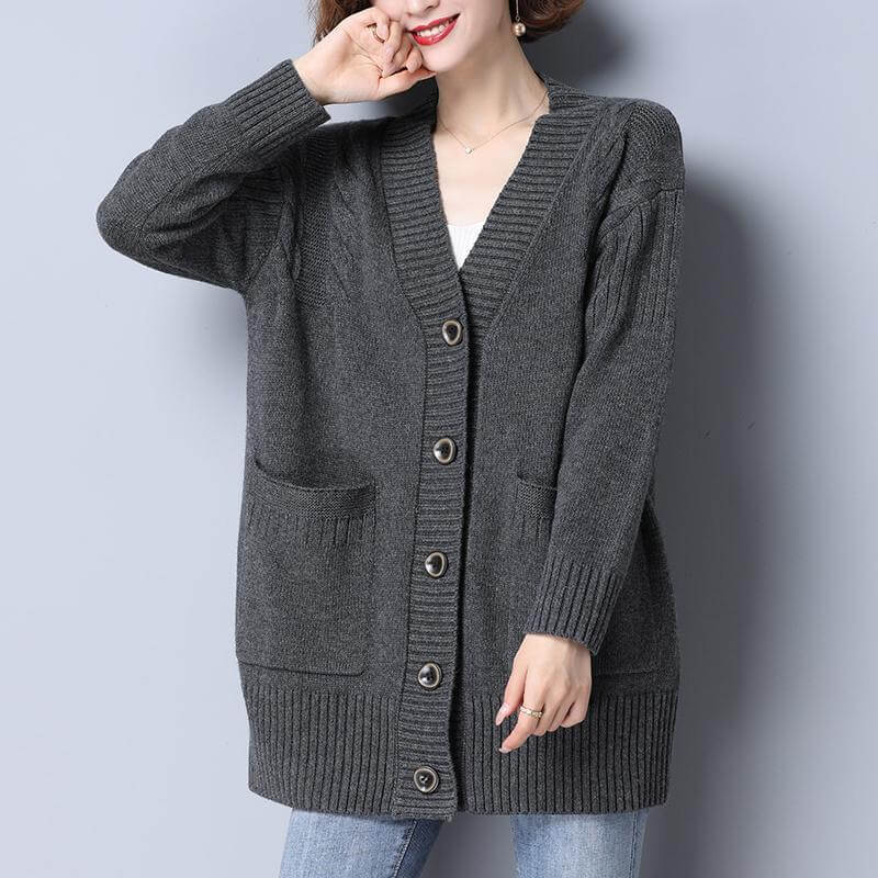 Cardigan com Botões Prunier