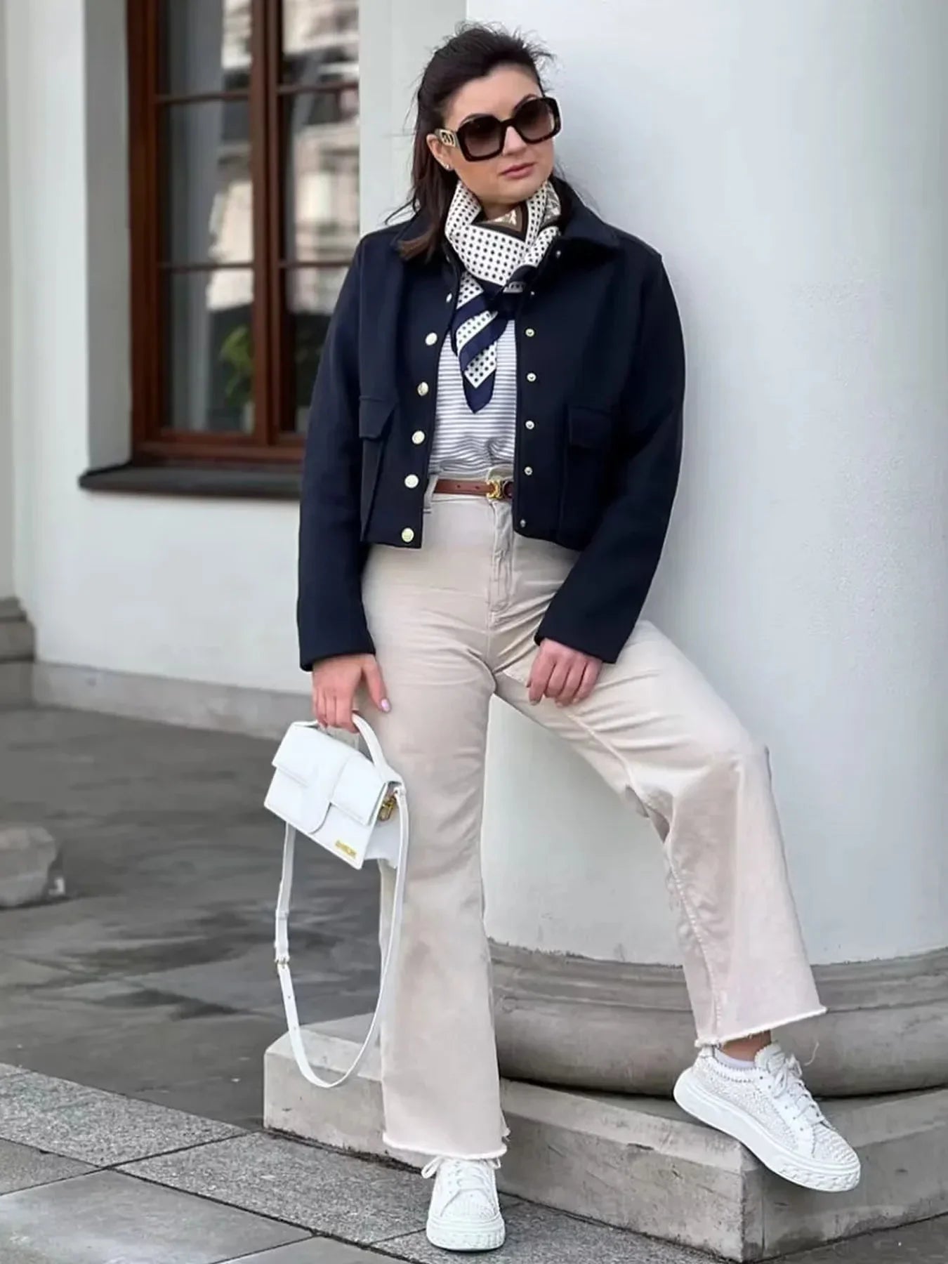 Jaqueta Feminina Casual Delfina