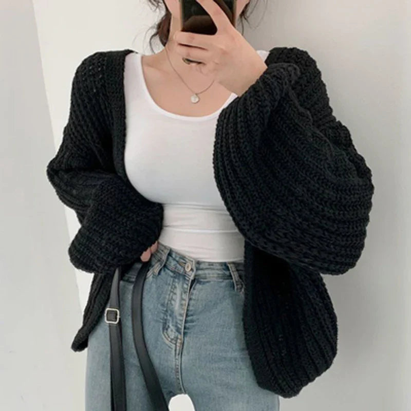 Cardigan de Tricot Ponto Aberto Castries