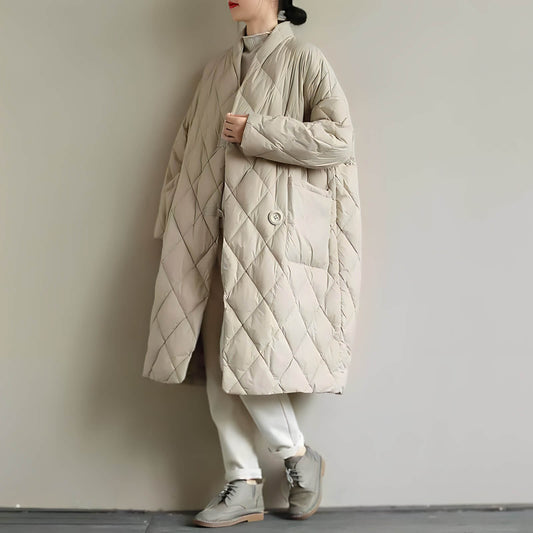 Jaqueta Feminina Longa de Parka Vionette