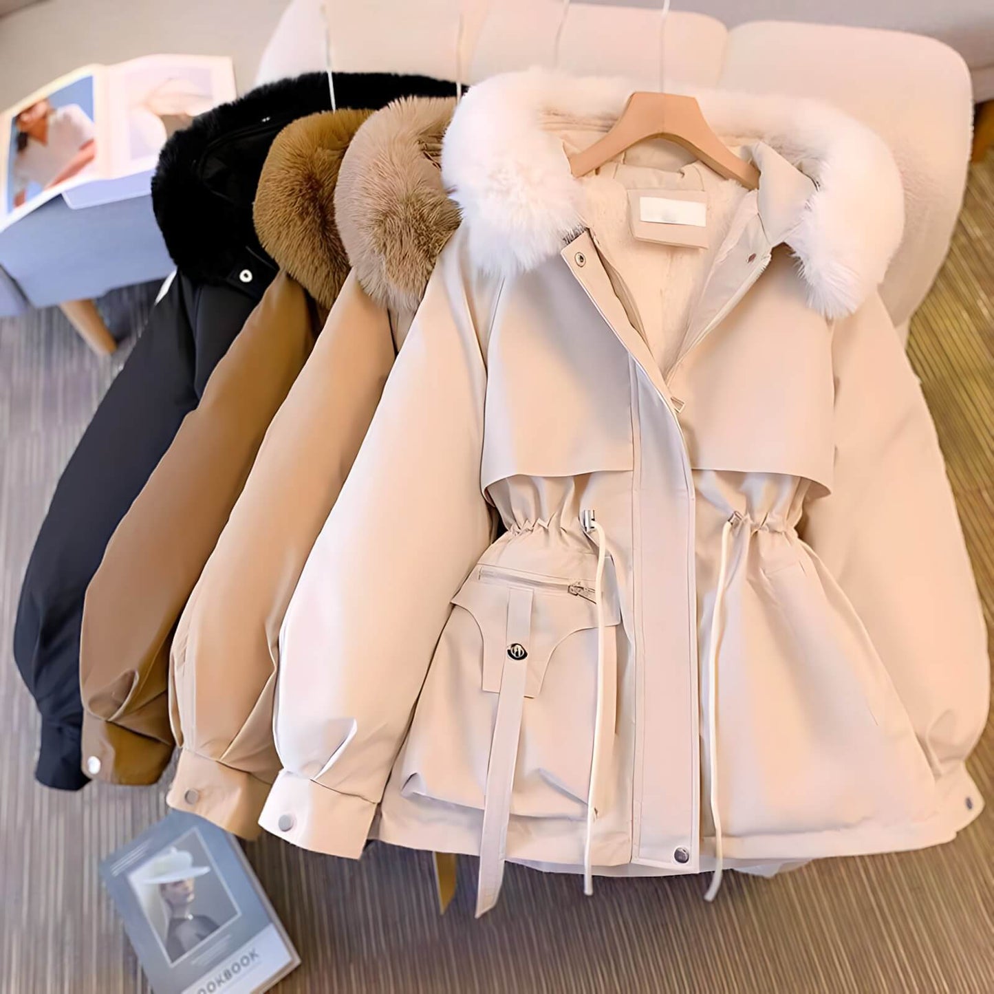 Jaqueta Feminina de Parka Brielle