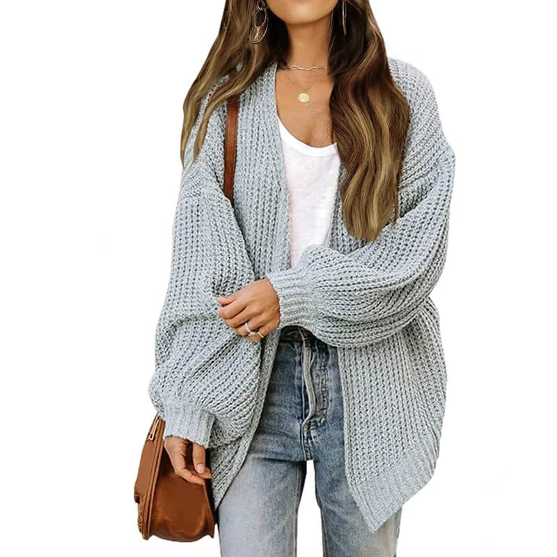 Cardigan Alongado Ponto Aberto Charmonic