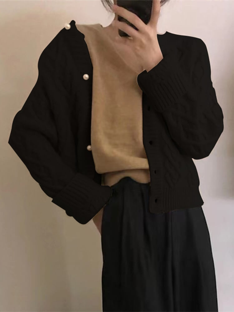 Cardigan Curto Pommier