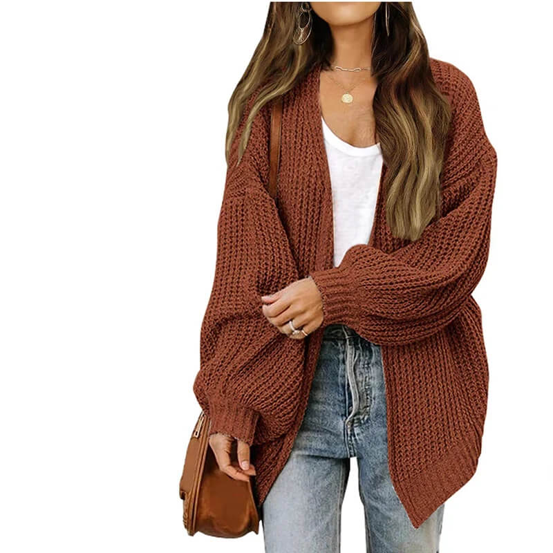 Cardigan Alongado Ponto Aberto Charmonic