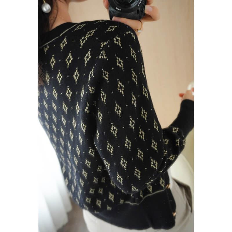 Cardigan Curto Cerisier