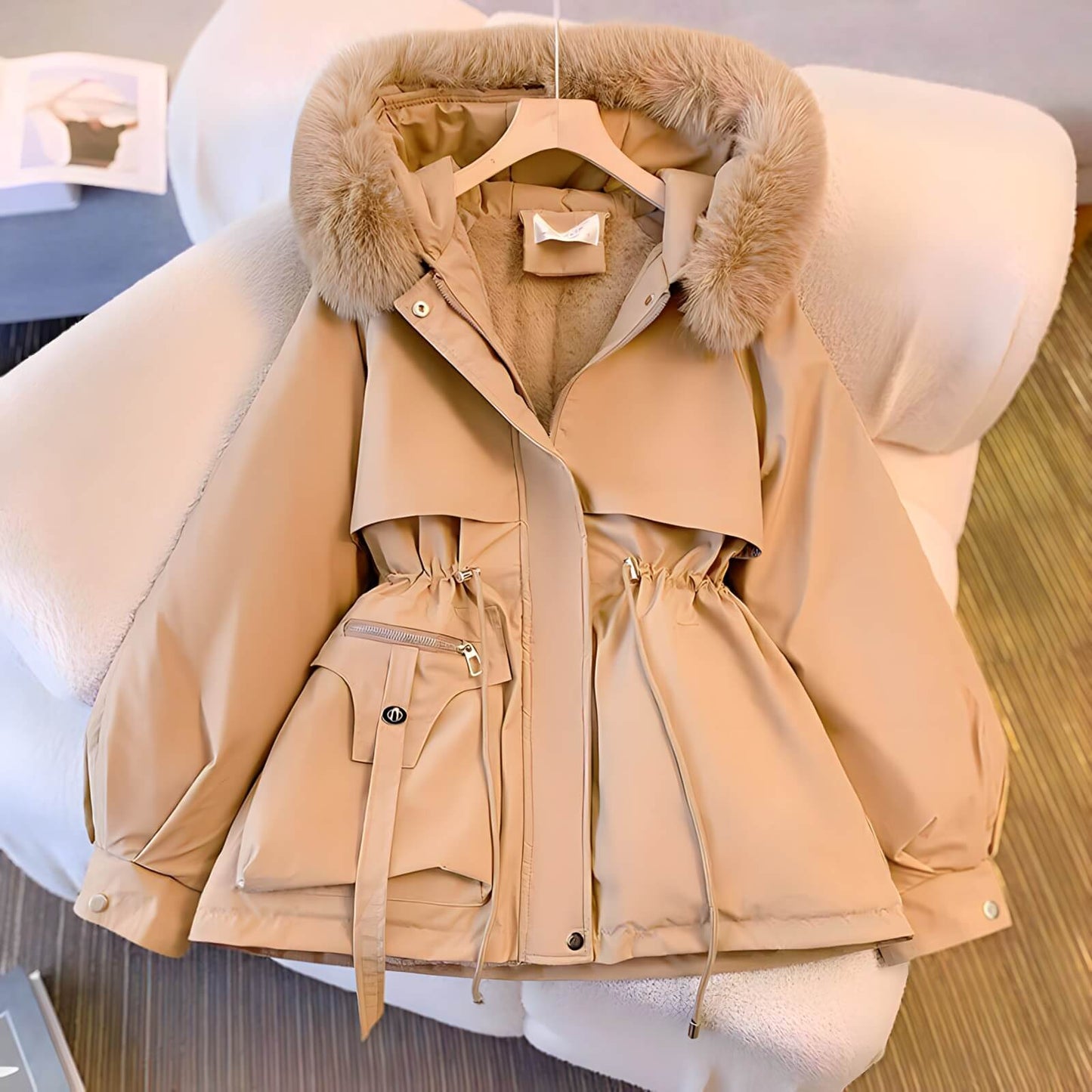 Jaqueta Feminina de Parka Brielle