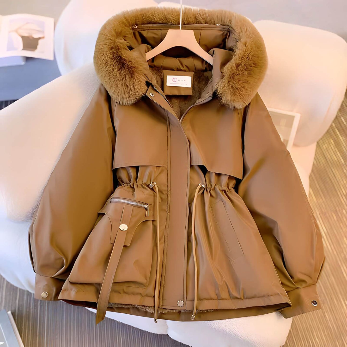 Jaqueta Feminina de Parka Brielle
