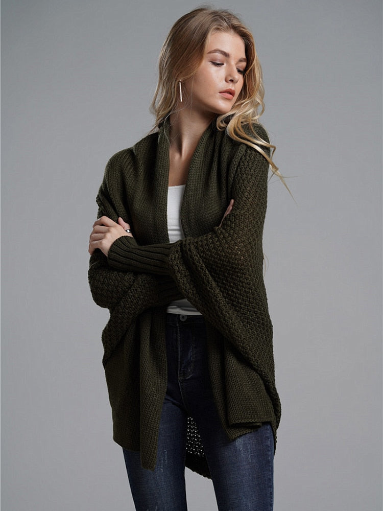 Cardigan Alongado de Tricot Lolite