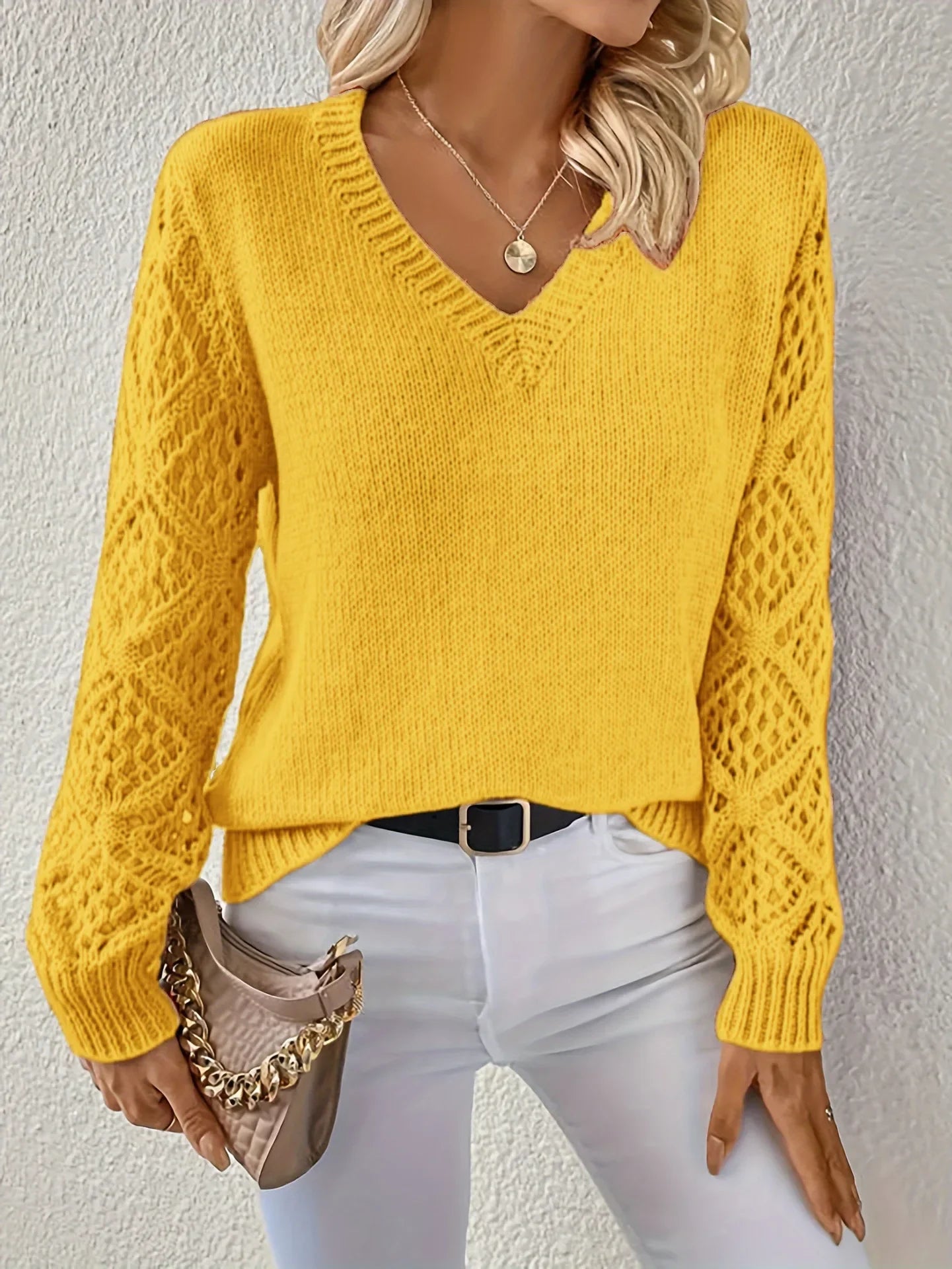 Suéter Feminino em Tricot Violetta