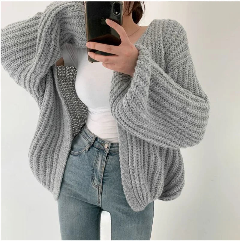 Cardigan de Tricot Ponto Aberto Castries