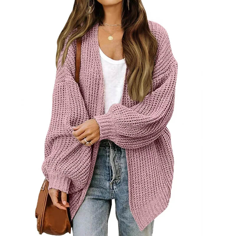Cardigan Alongado Ponto Aberto Charmonic